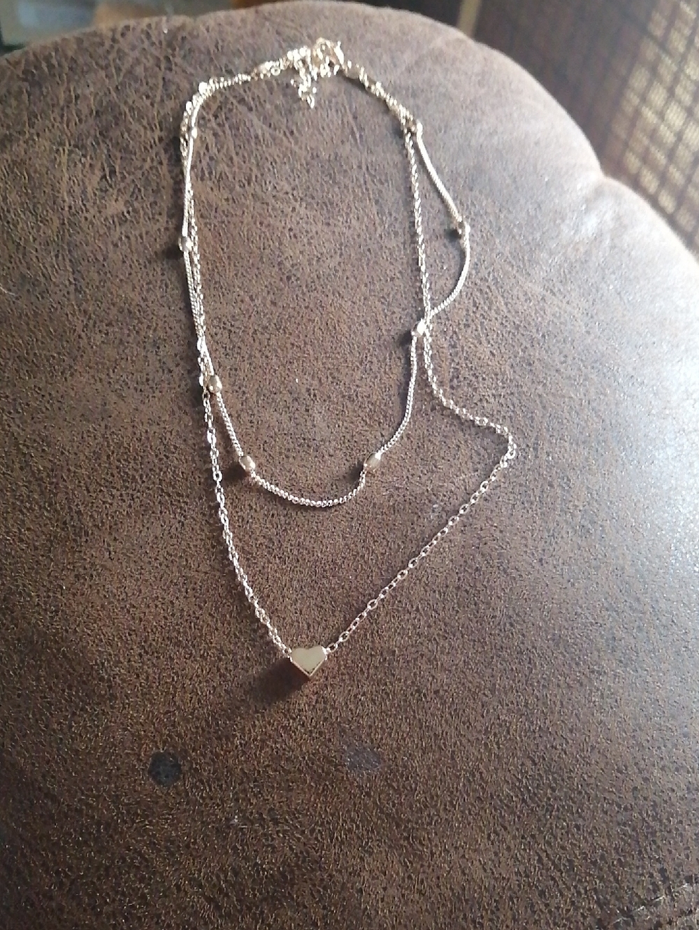 2 Layer Heart Necklace